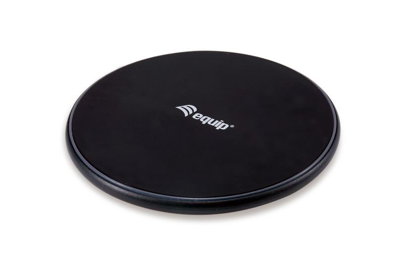 Equip 245501 Oplader Til Mobil Enhed Universel Sort Usb Trådløs Opladning Indendørs