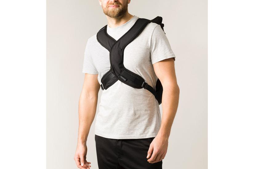 Swedish Posture 0316B2 rygsæk Sort Nylon