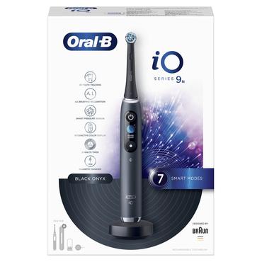 Oral-B iO9 Series 9N Rechargeable Electric Toothbrush, Black Onyx