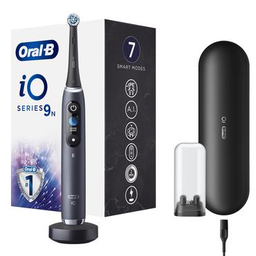 Oral-B iO9 Series 9N Rechargeable Electric Toothbrush, Black Onyx