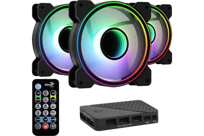 Aerocool Mirage 12 ARGB Pro Computerkabinet Ventilator 12 cm Sort