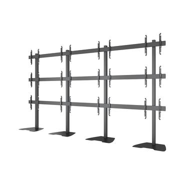 Multibrackets M Pro Series st&auml;ll - f&ouml;r 12 LCD-bildsk&auml;rmar - videov&auml;gg - svart