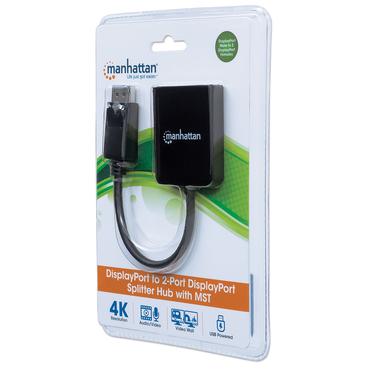 Manhattan 207768 video-splitter DisplayPort 2x DisplayPort