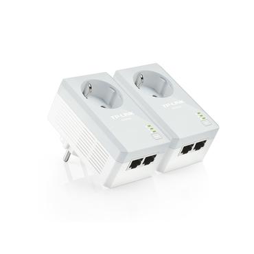 TP-Link TL-PA4020PKIT AV500 2-Port Powerline Adapter with AC Pass Through