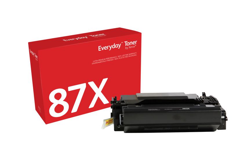 Everyday - Højtydende - sort - kompatibel - tonerpatron (alternativ til: Canon CRG-041, HP CF287X)