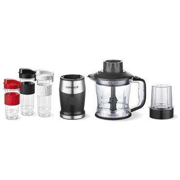 Concept SM3390 blender 1,2 L Nedsænkning blender 700 W Sort, Rustfrit stål