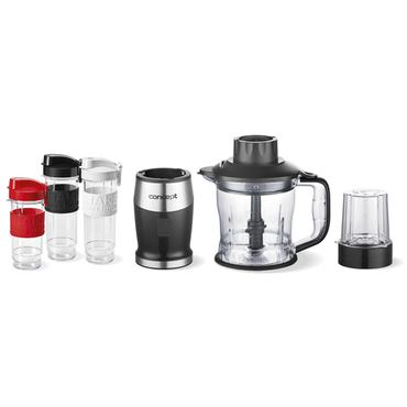 Concept SM3390 blender 1,2 L Nedsænkning blender 700 W Sort, Rustfrit stål