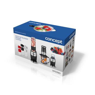 Concept SM3390 blender 1,2 L Nedsænkning blender 700 W Sort, Rustfrit stål