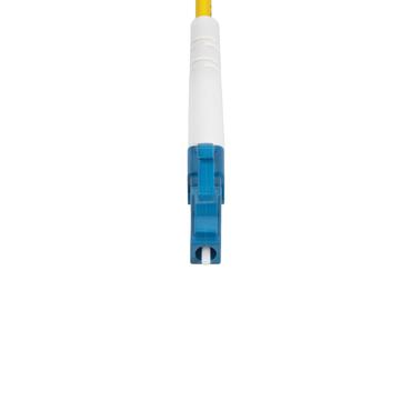 StarTech.com 1m (3.3ft) LC to LC (UPC) OS2 Single Mode Simplex Fiber Optic Cable, 9/125&micro;m, Laser Optimized, 40G/100G, Bend Insensitive, Low Insertion Loss - LSZH Fiber Patch Cord (SPSMLCLC-OS2-1M) - patch-kabel - 1 m - gul