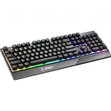 MSI VIGOR GK30 tastatur Spil USB QWERTY UK engelsk Sort