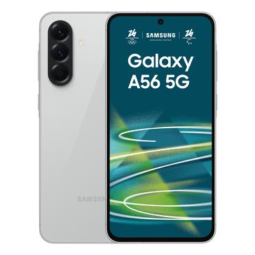 Samsung Galaxy A56 - fremragende lys grå - 5G smartphone - 256 GB - GSM