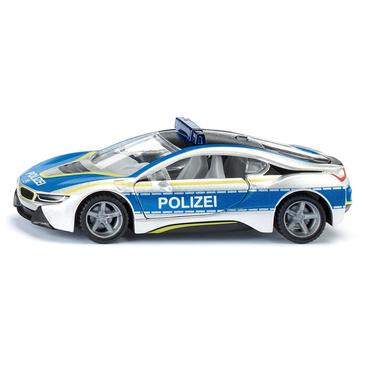 Siku BMW i8 Police Politibilmodel Formonterede 1:50