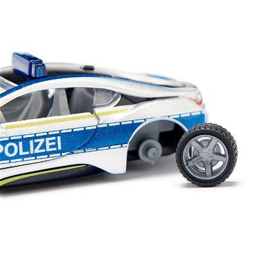 Siku BMW i8 Police Politibilmodel Formonterede 1:50