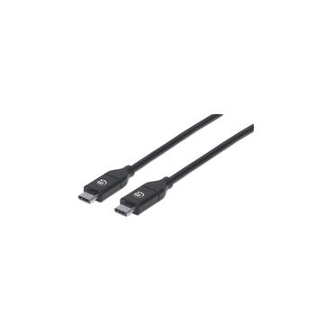 Manhattan 355247 USB-kabel USB 2.0 2 m USB C Sort