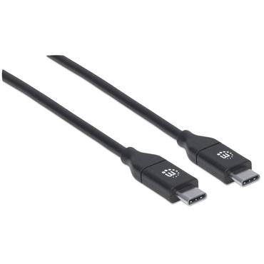 Manhattan 355247 USB-kabel USB 2.0 2 m USB C Sort