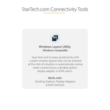 StarTech.com 2-Port USB-C MST Hub, USB Type-C to 2x DisplayPort Multi-Monitor Adapter for Laptop, Dual-DP up to 4K 60Hz w/ DP 1.4 Alt Mode & DSC, HDR, 1ft (30cm) Cable, USB Bus-Powered - Multi-Stream Transport Hub (MST14CD122DP) - video/audiosplitter - 2 portar