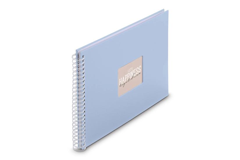 Hama Fine Art fotoalbum og arkbeskyttelse Bl&aring; 300 ark 10 x 15 cm Spiral indbinding