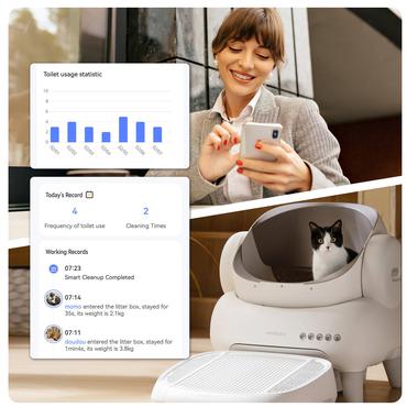 Intelligent Self-Cleaning Cat Litter Box Neakasa M1 Lite