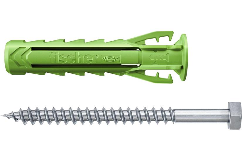 Fischer 567867 skrueanker og v&aelig;gudtag 5 stk Skrue og v&aelig;gstiks&aelig;t 50 mm