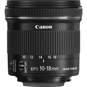 Canon EF-S vidvinkelzoomobjektiv - 10 mm - 18 mm