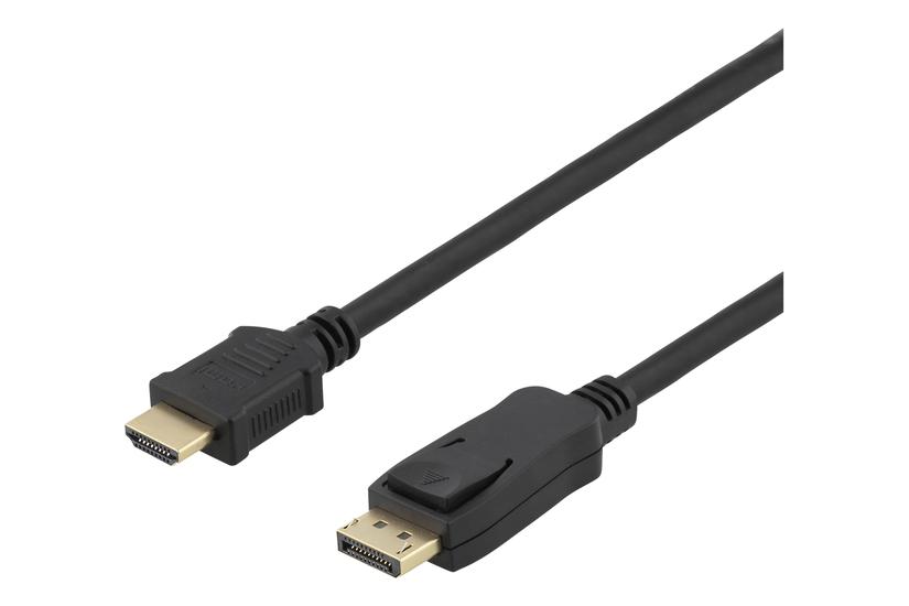 DELTACO DP-HDMI1100 - adapterkabel - DisplayPort / HDMI - 10 m