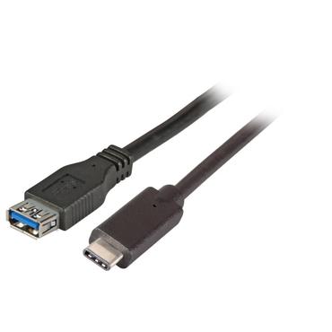 EFB Elektronik K5313SW.0,2 USB-kabel USB 3.2 Gen 1 (3.1 Gen 1) 0,2 m USB C USB A Sort