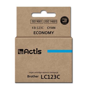 Actis KB-123C bl&aelig;k (erstatning Brother LC123C/LC121C; Standard; 10 ml; bl&aring;)