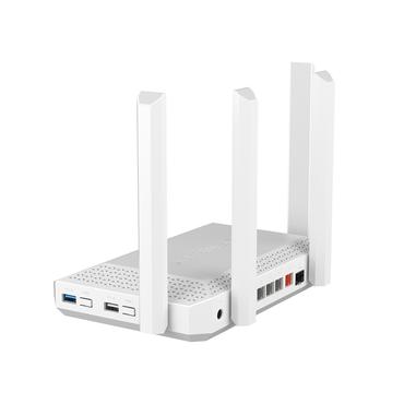 Keenetic Hero AX3000 Mesh Wi-Fi 6 Multi-Gigabit Router with a 4-Port Gigabit and 1-Port 2.5 Gigabit Smart Switch  SFP Combo Port  USB 2.0 and USB 3.0 Ports