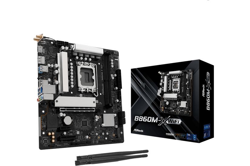 ASRock B860M-X WiFI - moderkort - micro ATX - LGA1851-uttag - B860