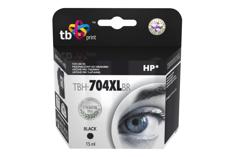 TB - XL-storlek - svart - kompatibel - &aring;teranv&auml;nd - bl&auml;ckpatron (alternativ f&ouml;r: HP 704)