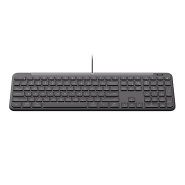 Logitech Signature Slim Wired K620 For Business tastatur Universel USB QWERTZ Tysk Grafit