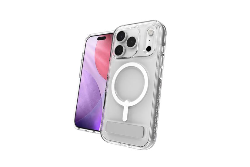 ZAGG Crystal Palace Snap Kickstand (Button Cover) mobiltelefon etui 16 cm (6.3") Transparent