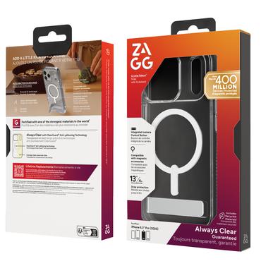 ZAGG Crystal Palace Snap Kickstand (Button Cover) mobiltelefon etui 16 cm (6.3") Transparent
