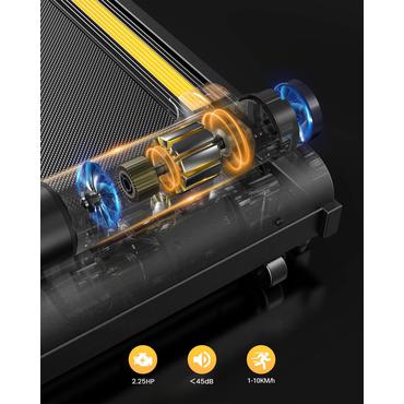 Urevo Foldi Mini black løbebånd 1002 x 410 mm 10 km/t