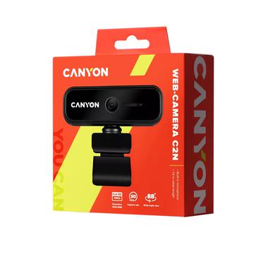 Canyon Webcam  C2N  Full HD 1080p/Mikrofon/USB 2.0     black retail