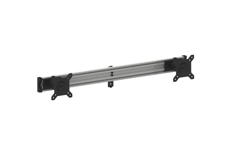 Multibrackets M Public Display Stand Dual Screen Mount monteringskomponent - för 2 LCD-bildskärmar - silver