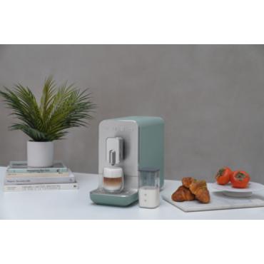 Smeg 50's Style BCC13EGMEU - automatisk kaffekokare med cappuccinatore - 19 bar - Smaragdgrön