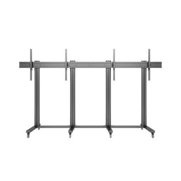 Multibrackets M Public Display Stand 210 Dual Screen stativ - for 2 flade paneler/videokonferencesystem - sort