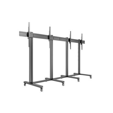 Multibrackets M Public Display Stand 210 Dual Screen stativ - for 2 flade paneler/videokonferencesystem - sort