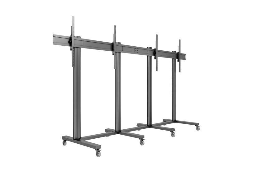 Multibrackets M Public Display Stand 210 Dual Screen st&auml;ll - f&ouml;r 2 platta paneler/videokonferenssystem - svart