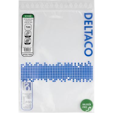 Deltaco LCSC-1-DUA InfiniBand og fiberoptisk kabel 1 m 2x LC 2x SC Gul