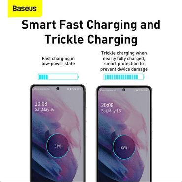 Baseus TZCCSUP-L01 oplader til mobil enhed Smartphone Sort Vekselstrøm, USB Hurtig opladning Indendørs