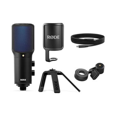R&Oslash;DE Rode NT-USB+ Sort Pc-mikrofon