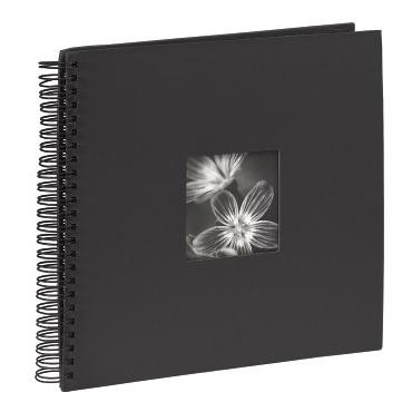 Hama Spiral Album "Fine Art" fotoalbum og arkbeskyttelse Sort 50 ark