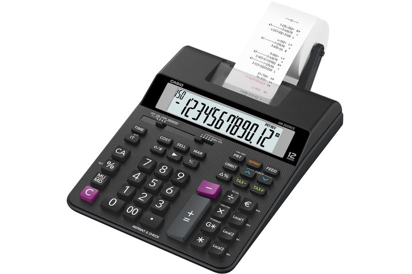 Casio HR-200RCE regnemaskine Desktop Udskrivning Sort