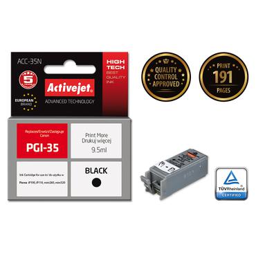 Activejet ACC-35N (erstatning for Canon PGI-35; Supreme; 9,5 ml; sort)