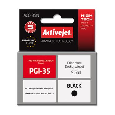 Activejet ACC-35N (erstatning for Canon PGI-35; Supreme; 9,5 ml; sort)