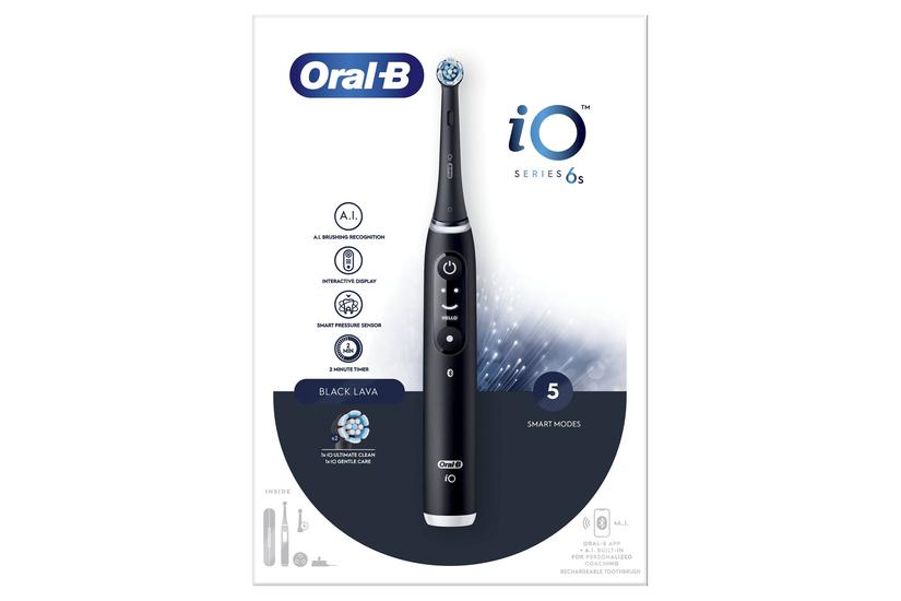 Oral-B iO 6 Voksen Vibrerende tandbørste Sort