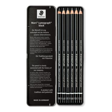 Staedtler Mars Lumograph black Flere 6 stk