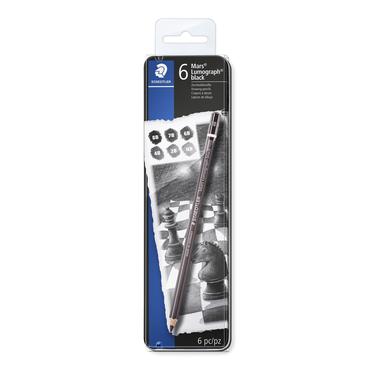 Staedtler Mars Lumograph black Flere 6 stk